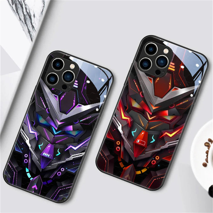 Azura | Cool Mecha Apple Smart Flash Phone Case