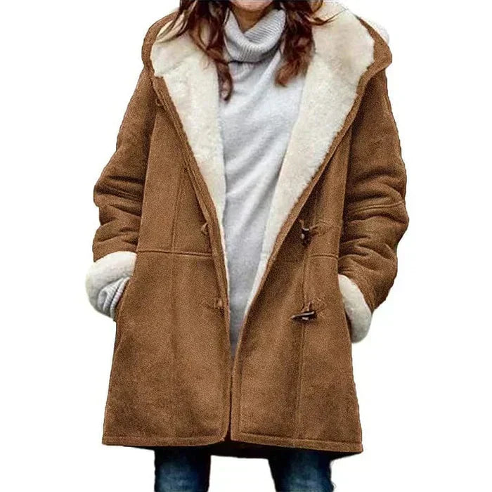 Emily - Elegant Fur-Lined Coat