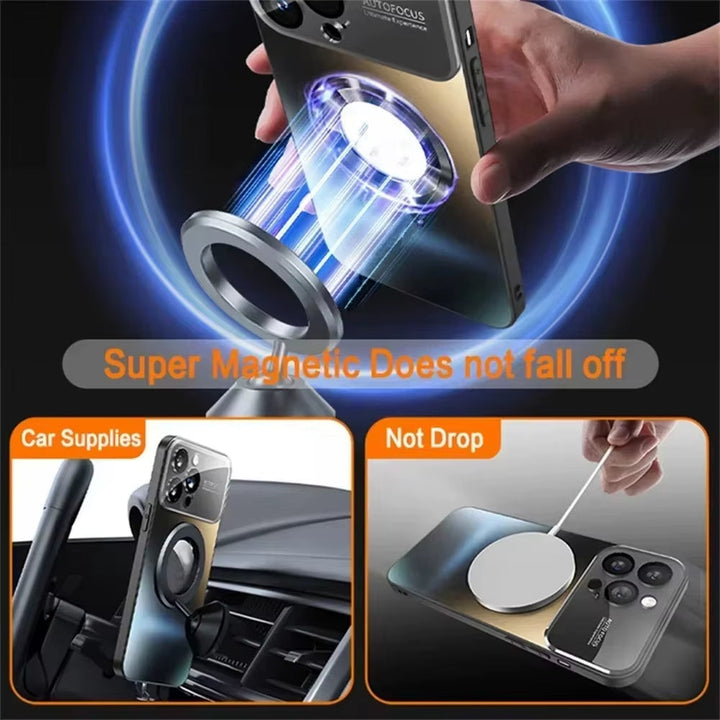 Azura | Magnetic Power Safety Metal Phone Case