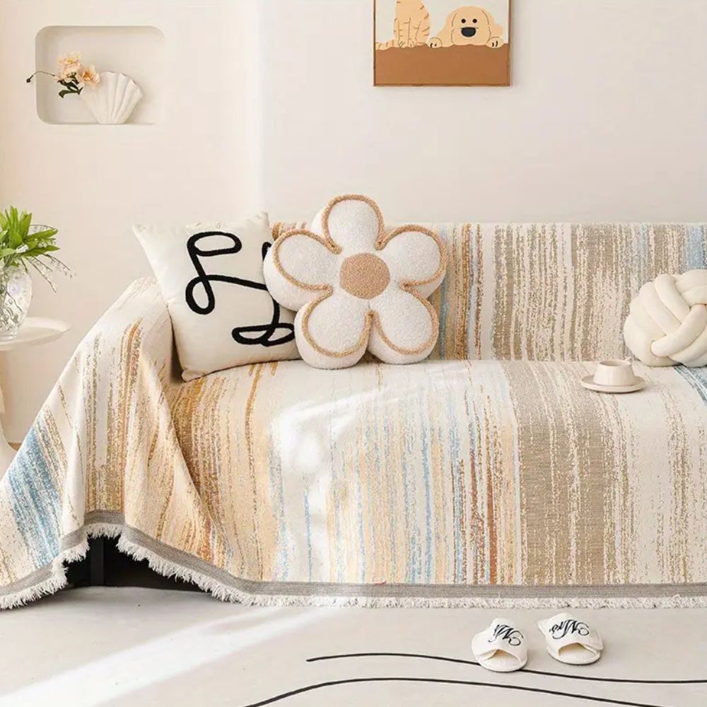 BowLift | Serene Stripes Sofa Cover