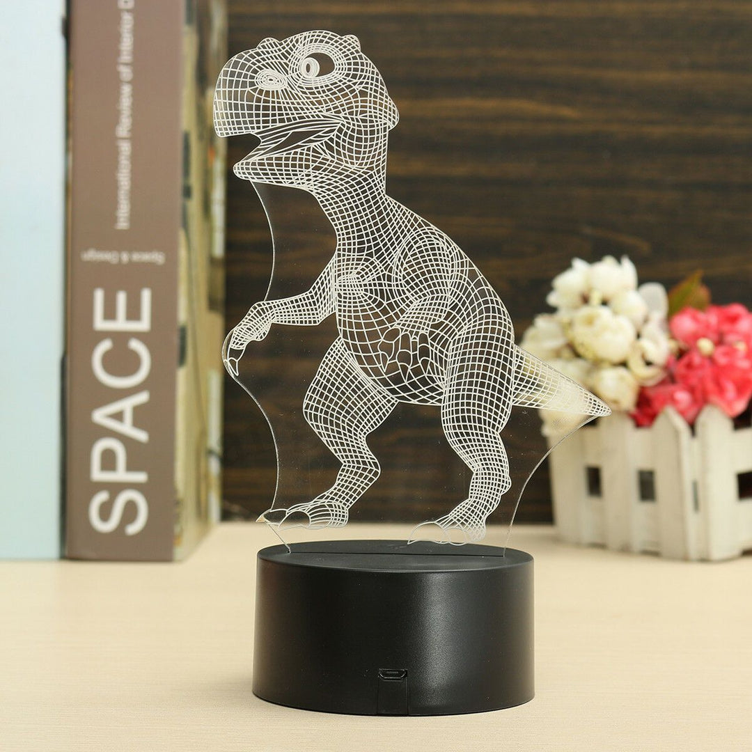 BowLift | Dinosaur Night light - 3D Dinosaur Light - T Rex Night Light
