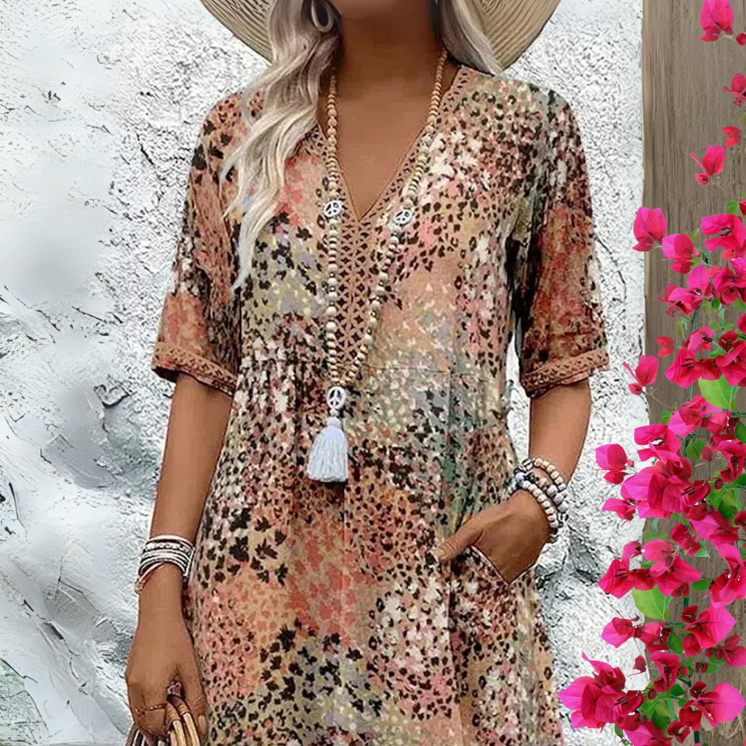 Vanessa | Flowing Boho Dress