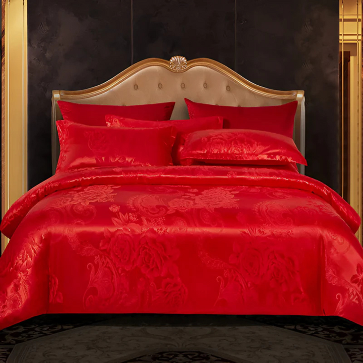 BowLift | Luxury Satin Duvet Cover with Pillowcases – Silky Soft & Breathable Bedding