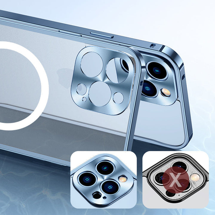 Magnetic phone case for iPhone with metal frame | Azura
