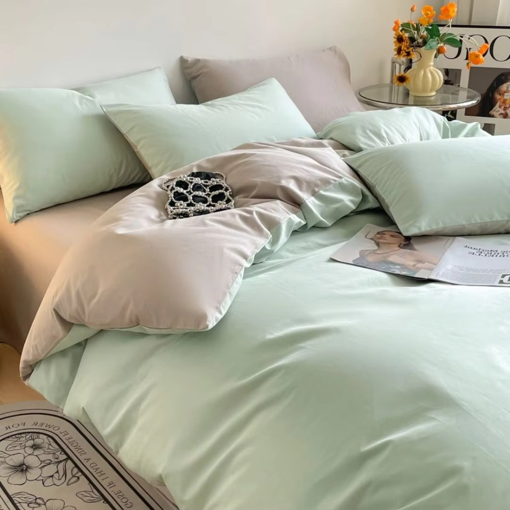 BowLift | Lustova Cotton Duvet Cover | 3pcs Set