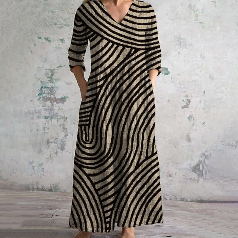 Eve | Vintage Striped Dress