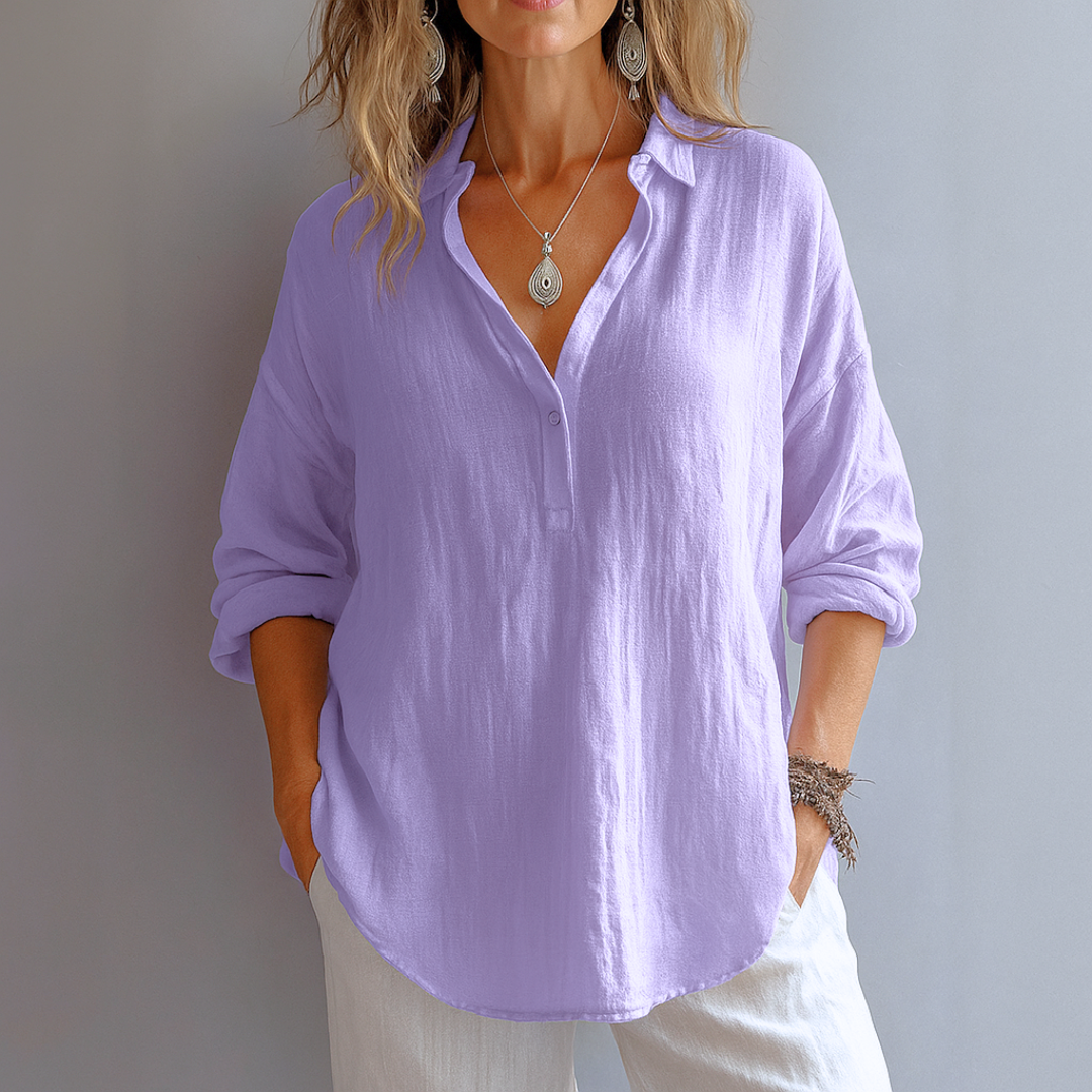 REGINE – RELAXED ELEGANCE TUNIC SHIRT