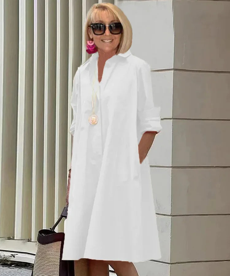AMY – MODERN CHIC SHIRT DRESS