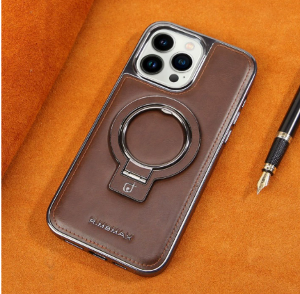 Azura | Luxury Leather Invisible Stand iPhone Case