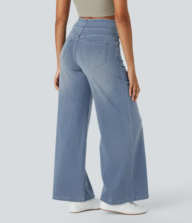 Solène - Relaxed Fit Wide-Leg Jeans