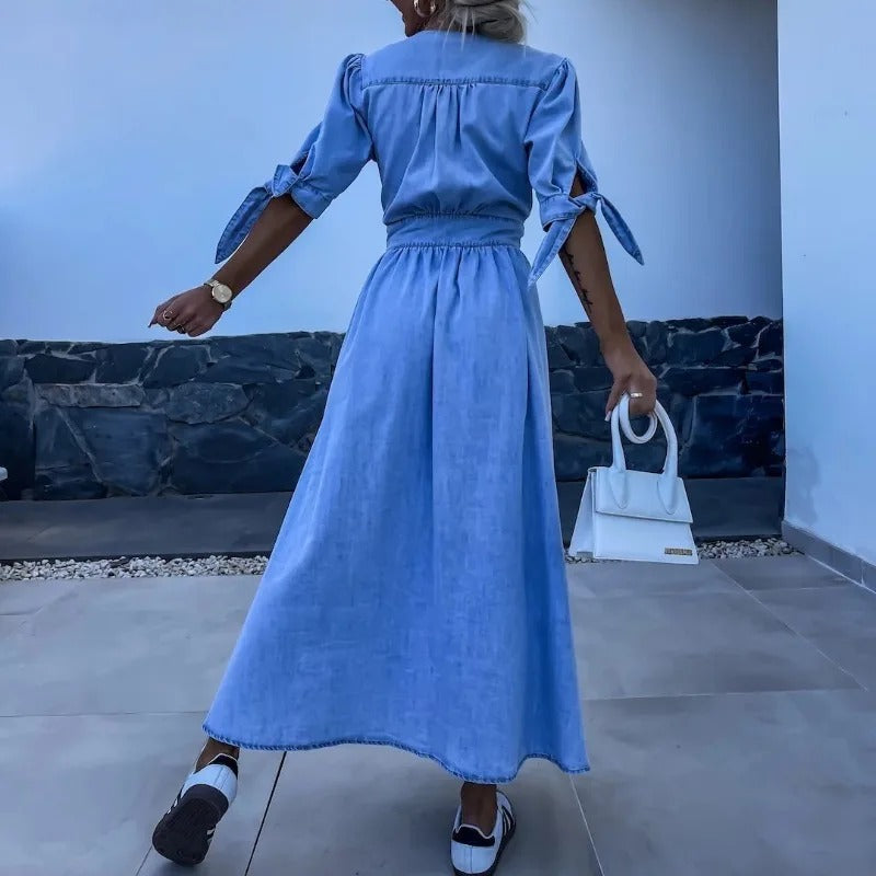 Marit | Radiant Denim Dress