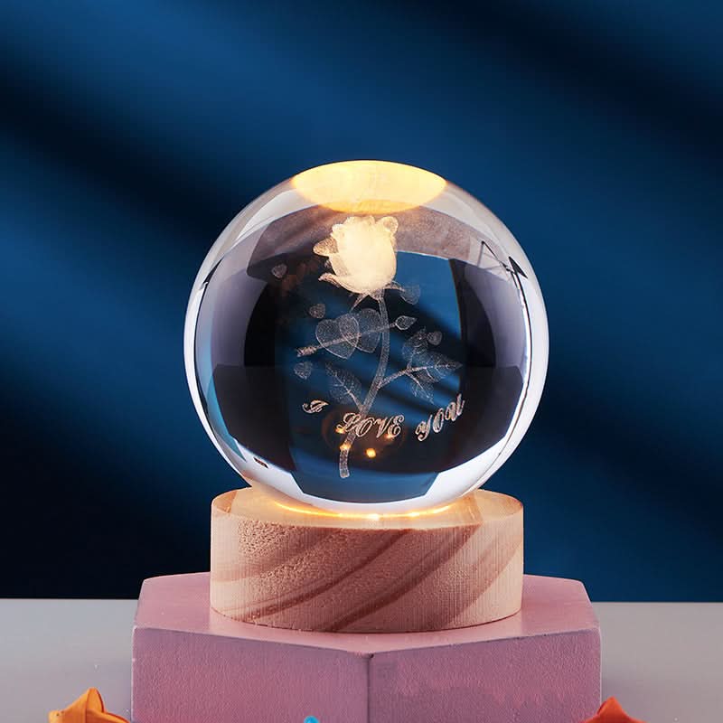 BowLift | Elegant 3D LED Night Light with Sparkling Star Effect