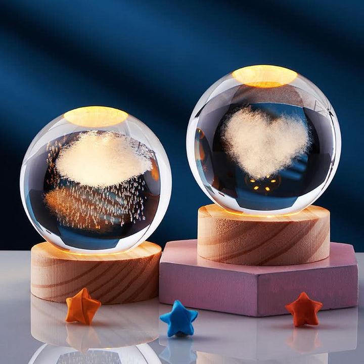 BowLift | Elegant 3D LED Night Light with Sparkling Star Effect