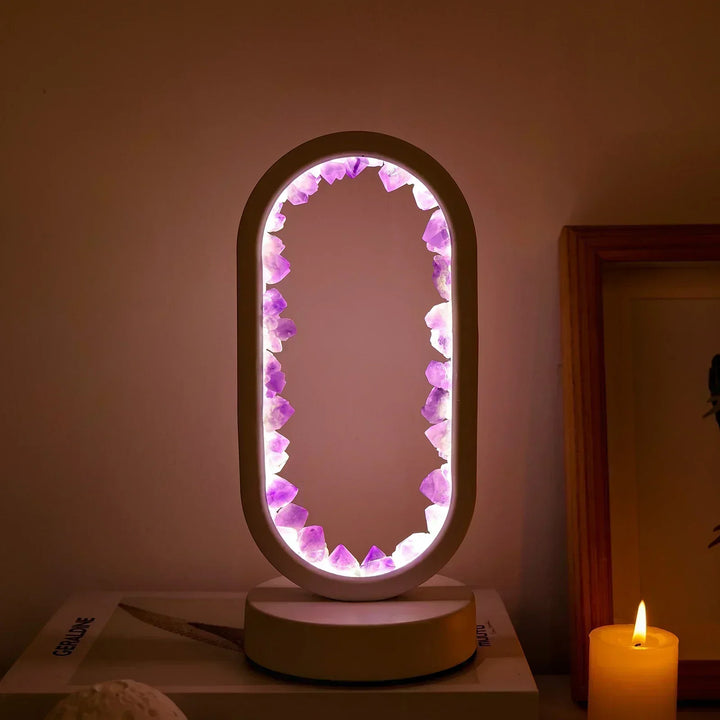 BowLift | Table lamp with crystal ambient light design