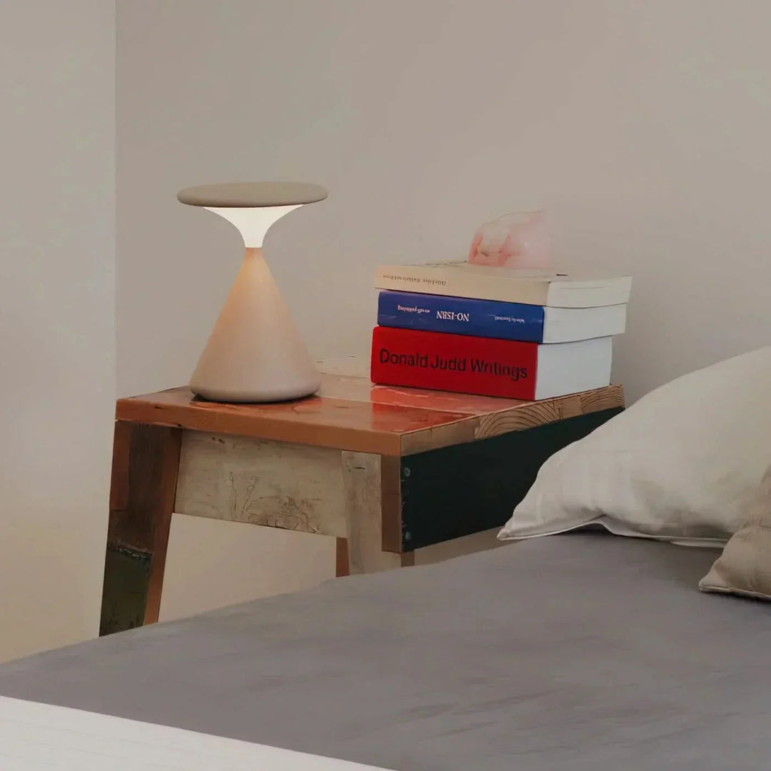 BowLift | Hourglass Cordless LED Table Lamp with Touch Dimmer