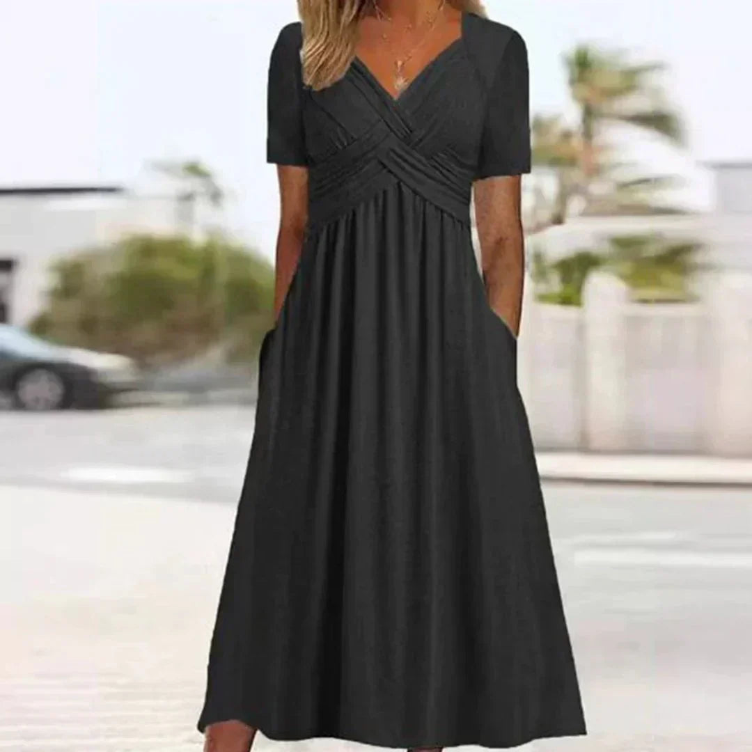 Frances | Sophisticated Flattering Elegance Dress