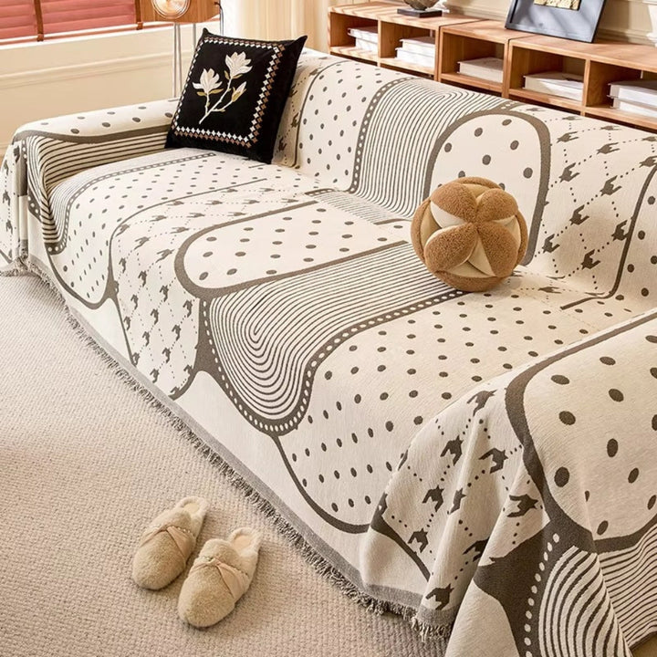 BowLift | Asymmetry Blob Chenille Sofa Cover