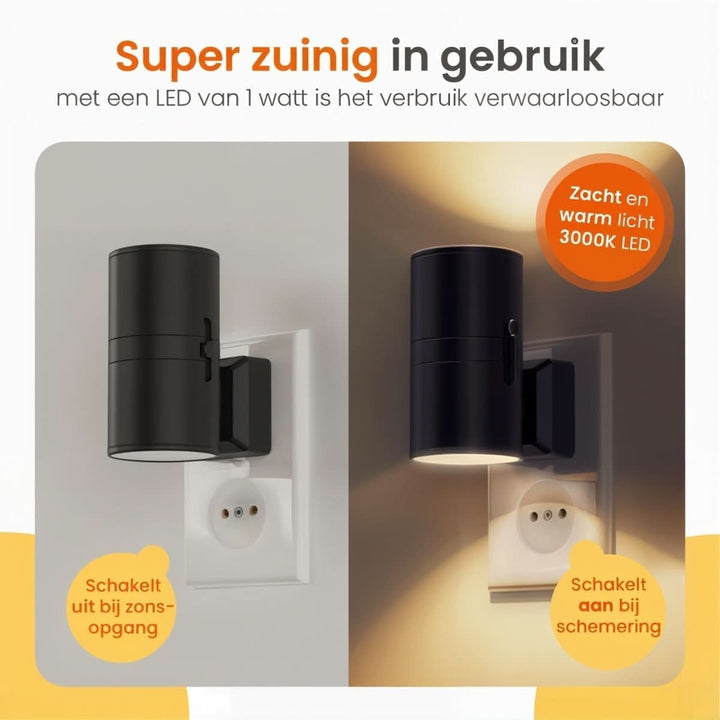 BowLift | Dimmable LED night light with day/night sensor for pleasant room lighting