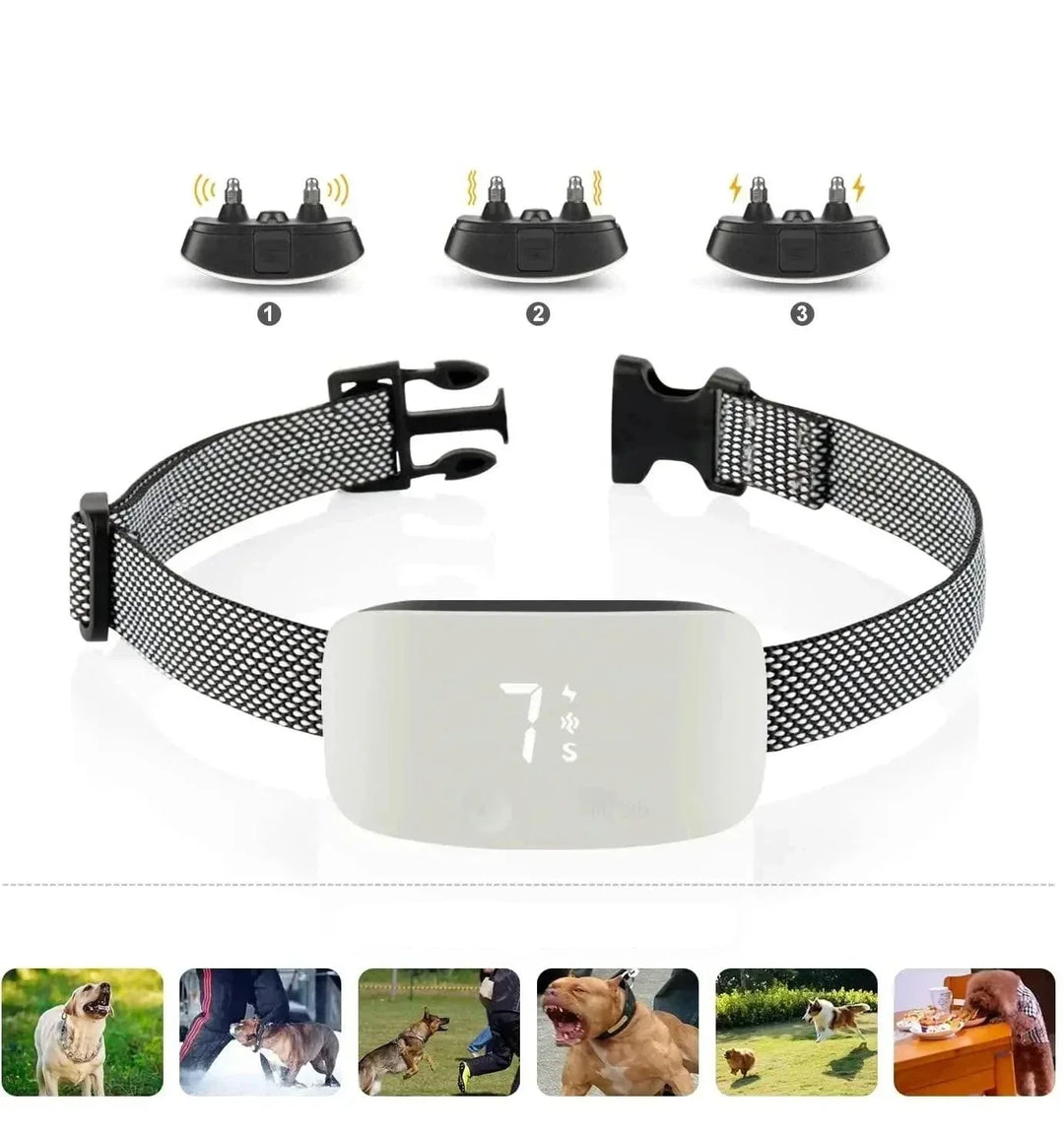 Azura | Automatic No-Bark Dog Collar – Rechargeable Waterproof Anti-Barking Training Collar for All Breeds