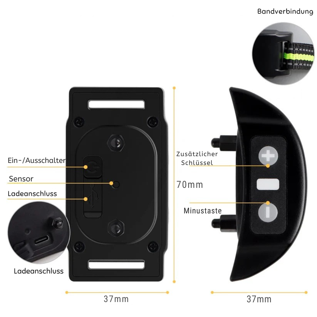 Automatic Anti-Bark Collar with Sound & Shock Azura