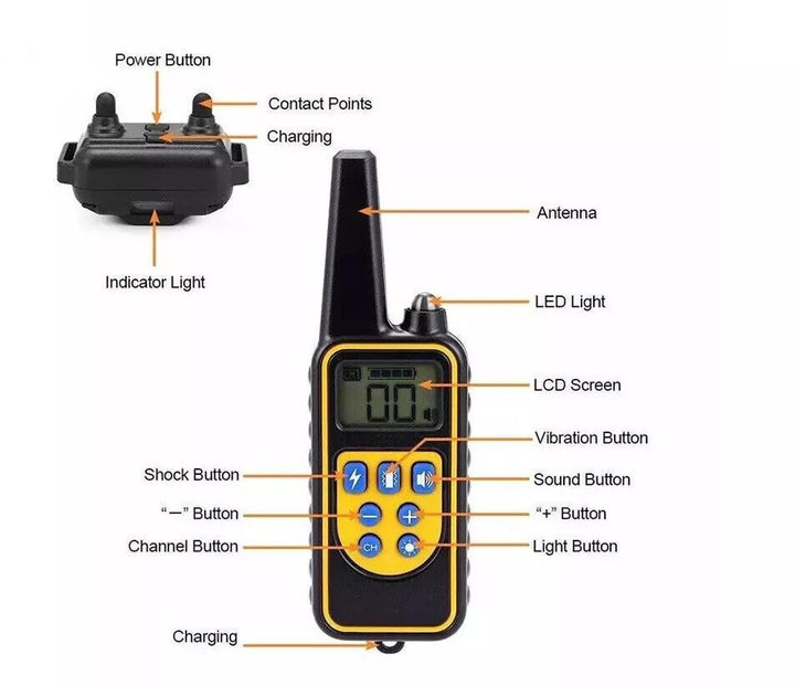 Azura | 2600ft Electronic Dog Training Collar Waterproof Pet Remote