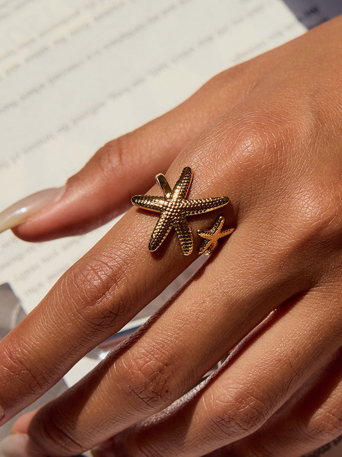 Mikaela | Open Starfish Ring