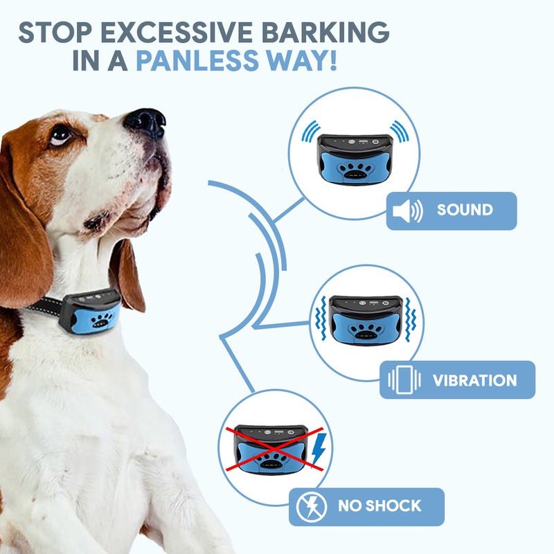 Azura | Intelligent Anti-Bark Dog Collar with Sonic Wave Technology and Adjustable Fit