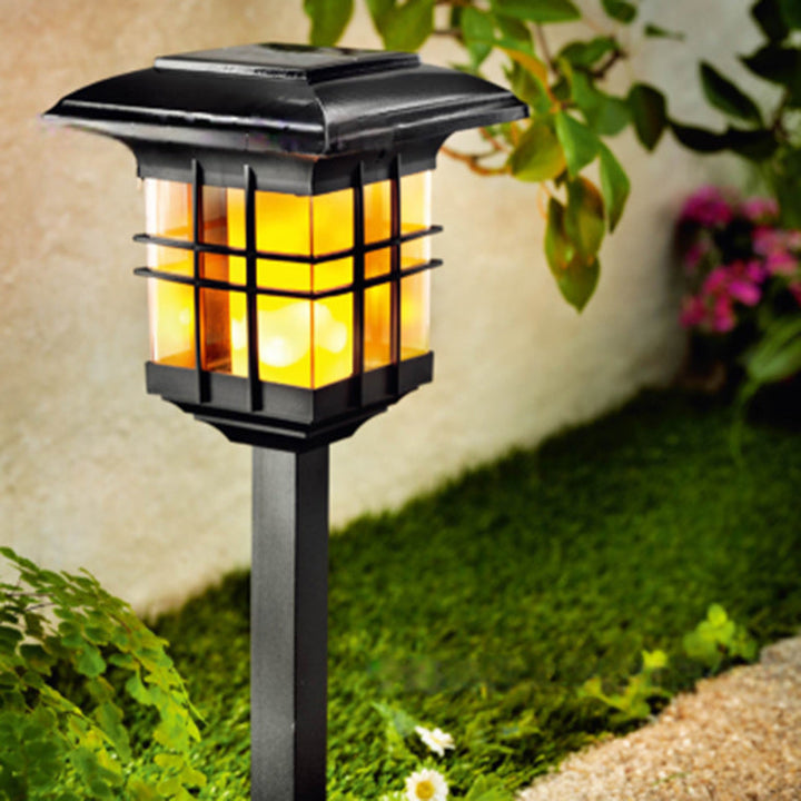Modern Minimalist Column Plastic LED Solar Standing Floor Lamp For Garden | Bowlift