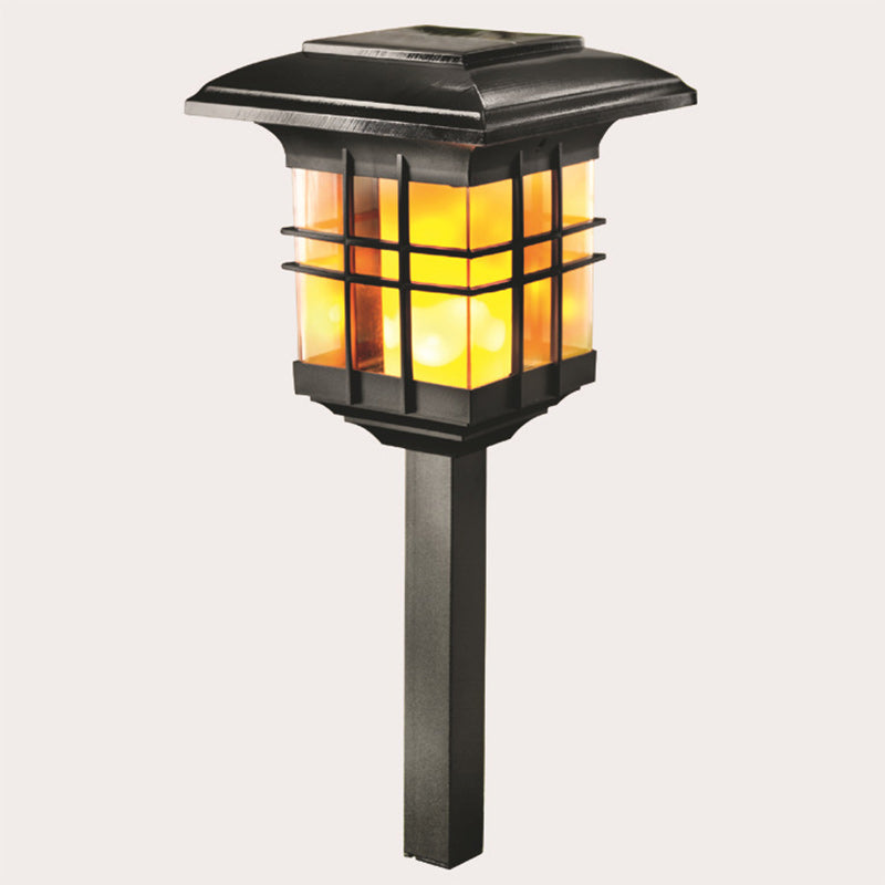 Modern Minimalist Column Plastic LED Solar Standing Floor Lamp For Garden | Bowlift