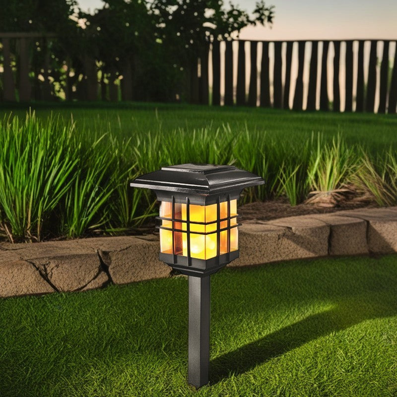 Modern Minimalist Column Plastic LED Solar Standing Floor Lamp For Garden | Bowlift