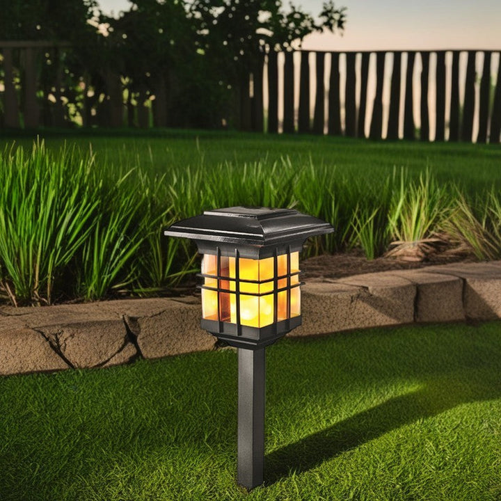 Modern Minimalist Column Plastic LED Solar Standing Floor Lamp For Garden | Bowlift