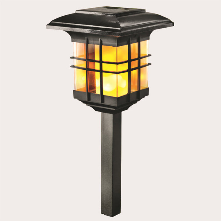 Modern Minimalist Column Plastic LED Solar Standing Floor Lamp For Garden | Bowlift