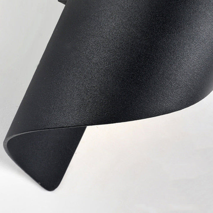 BowLift | Modern Minimalist Waterproof Spiral Aluminum Acrylic LED Wall Light for Bedroom