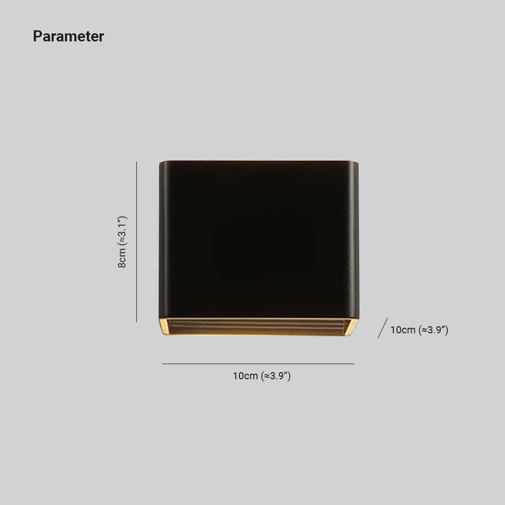 BowLift | Modern square wall light