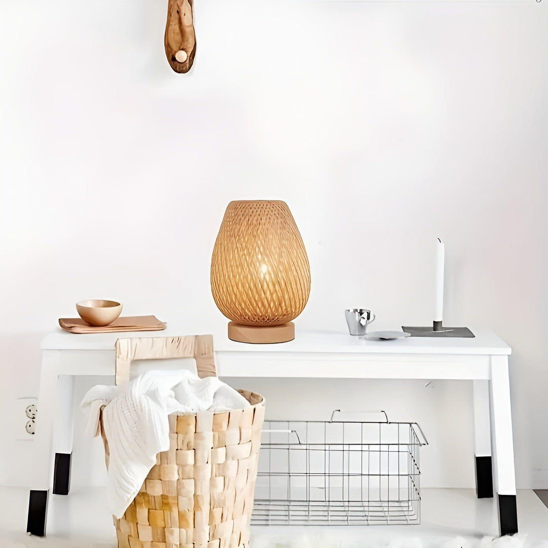 BowLift | Aura Lamp - Bamboo USB-powered Table Lamp for the Bedroom