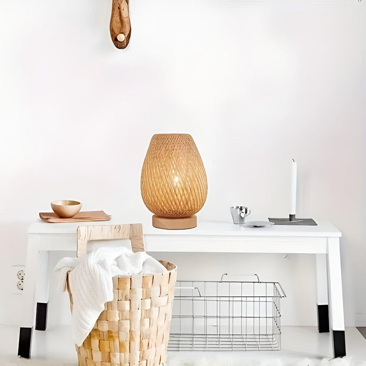 BowLift | Aura Lamp - Bamboo USB-powered Table Lamp for the Bedroom