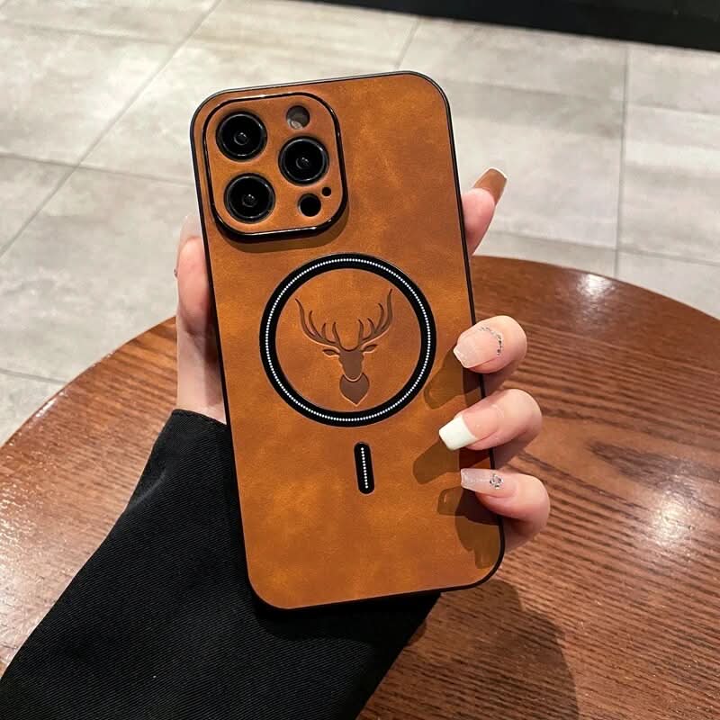 Azura | Deer Leather iPhone Case MagSafe Wireless Charging