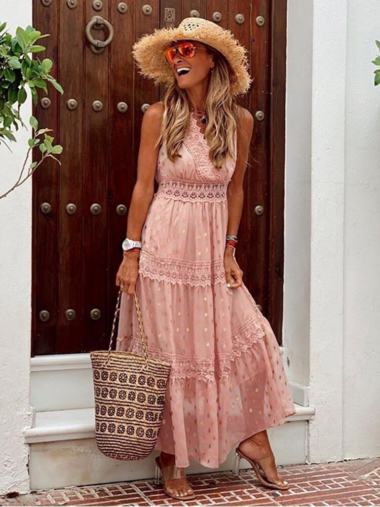 Joanna | Boho Maxi Dress