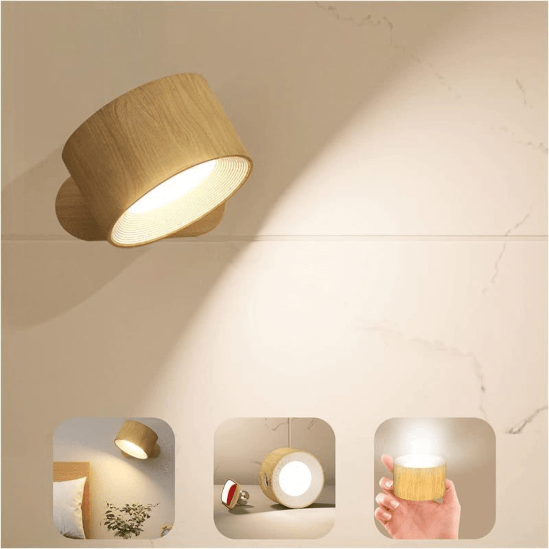 BowLift | 360° wireless rechargeable wall light | Versatile LED lighting solution