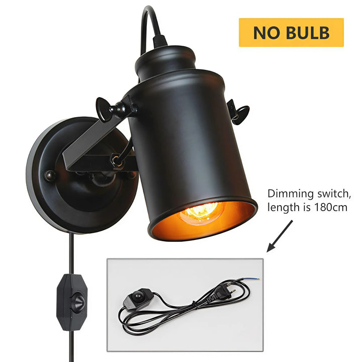 BowLift | Vintage Industrial Wall Lamp