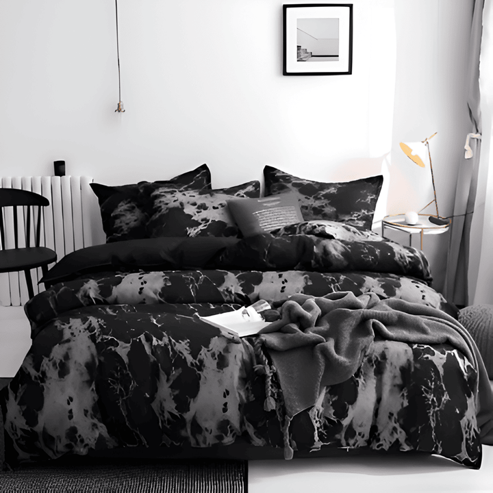 BowLift | Bedding 155x220 Marble | Luxurious 3-piece Set