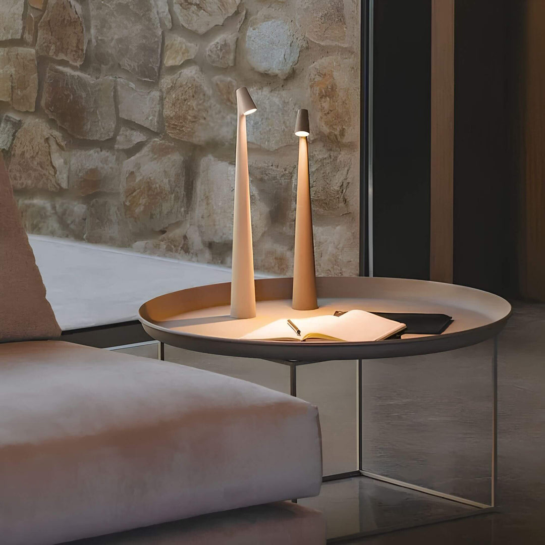 BowLift | Wireless LED Table Lamp with Dimming – Modern Nordic Style Design