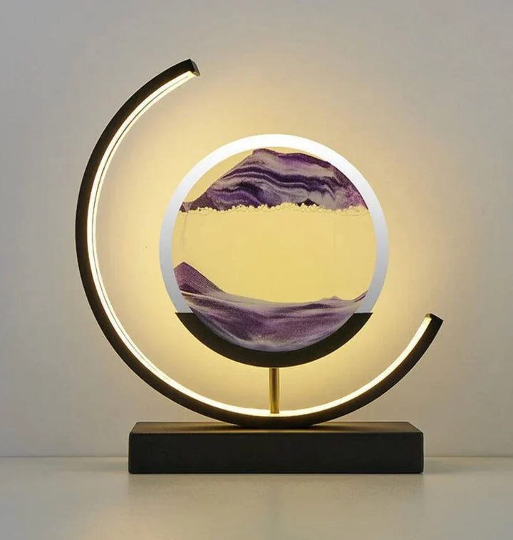BowLift | Balance Sand Art Lamp | Best Lava Lamps-Inspired Space Lamp, Cool LED Night Light for Relaxing Bedroom & Living Room Decor