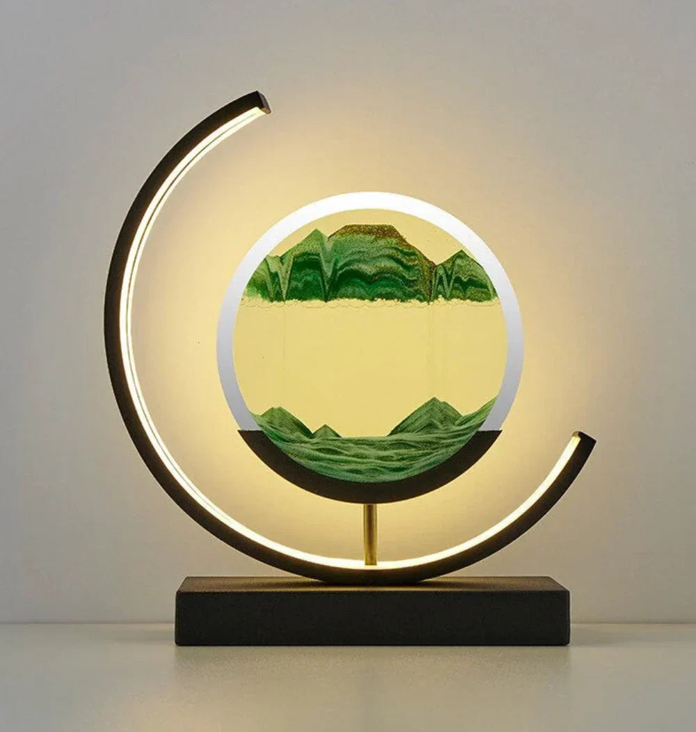 BowLift | Balance Sand Art Lamp | Best Lava Lamps-Inspired Space Lamp, Cool LED Night Light for Relaxing Bedroom & Living Room Decor