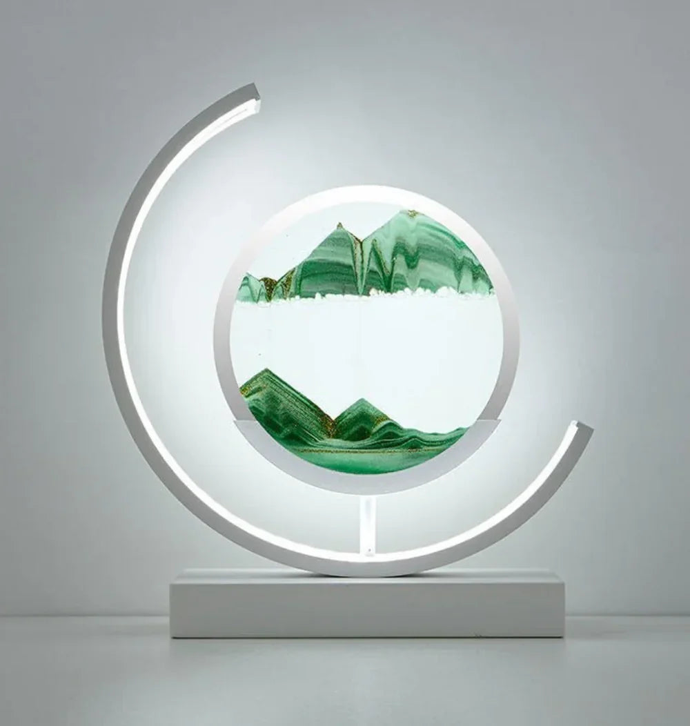 BowLift | Balance Sand Art Lamp | Best Lava Lamps-Inspired Space Lamp, Cool LED Night Light for Relaxing Bedroom & Living Room Decor