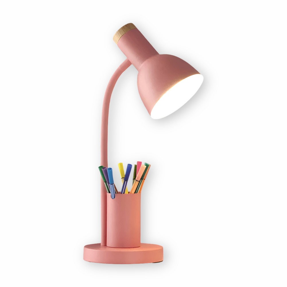 BowLift | LED Table Lamp with Pen Holder for Organization & Style