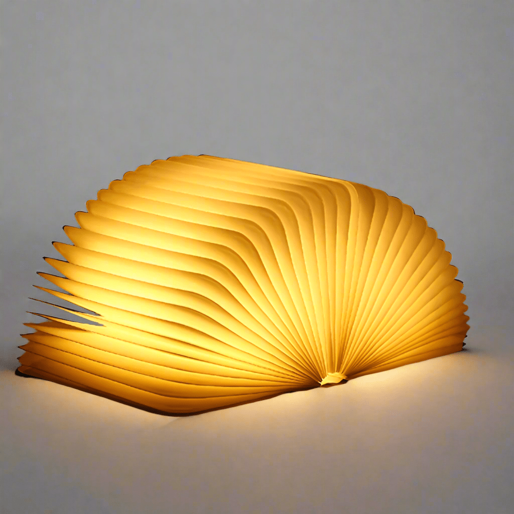BowLift | Table Lamp Folding Wood LED Book Light