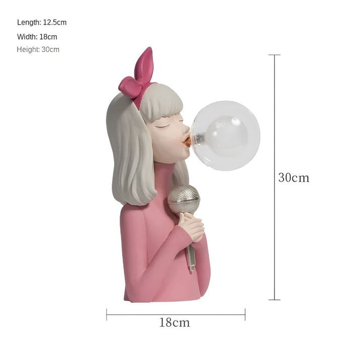 BowLift | BubbleFairies Table Lamp – Enchanting Quartet Cartoon Girl Figurine Light