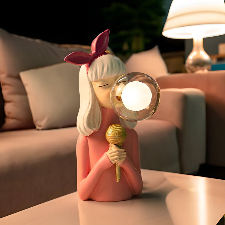BowLift | BubbleFairies Table Lamp – Enchanting Quartet Cartoon Girl Figurine Light