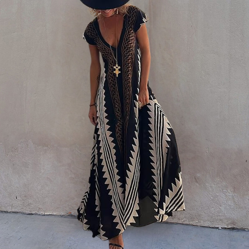 Adelina – Bohemian Maxi Dress
